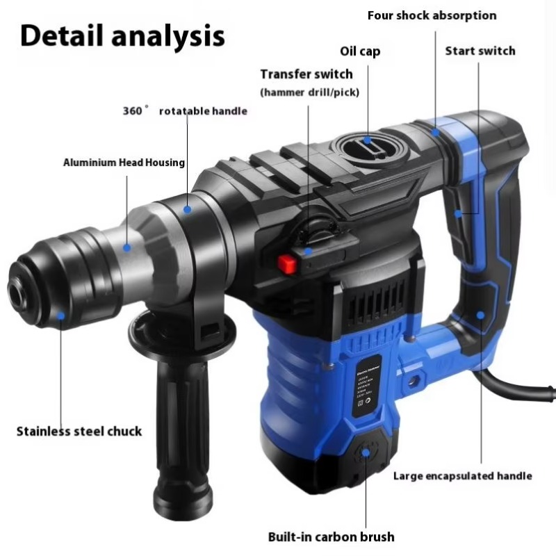 Электрический перфоратор 1800  – обзор и цена Power Tools Wood